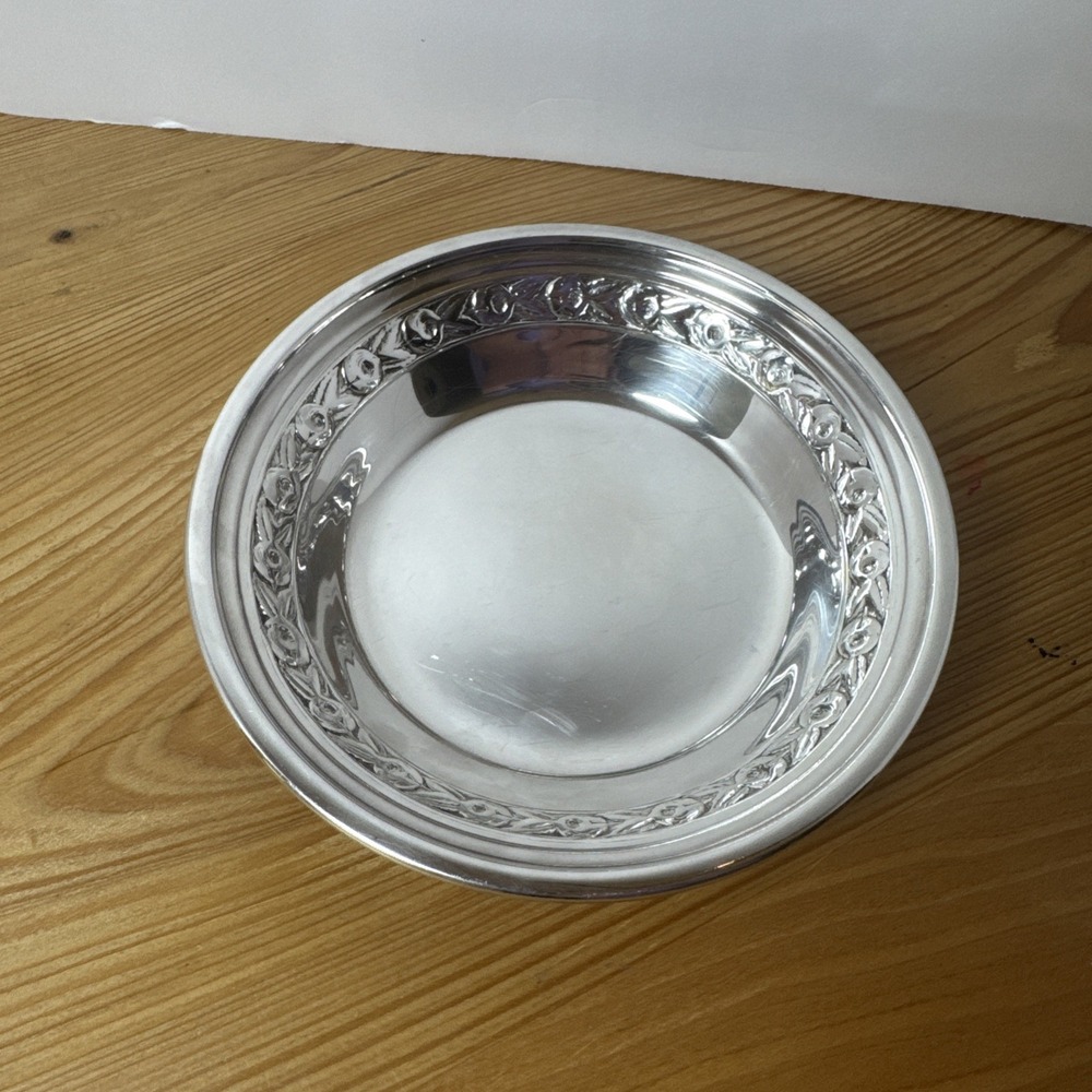 Antique Reed and Barton Silver Plate 6'' Serving Small Bowl #1204